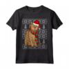 Cappello Babbo Natale Chausie Cat Brutto Natale Maglietta - Regalo Divertente per Amanti dei Gatti e Animali Domestici