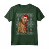Cappello Babbo Natale Chausie Cat Brutto Natale Maglietta - Regalo Divertente per Amanti dei Gatti e Animali Domestici