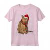 Cappello Babbo Natale Chausie Cat Brutto Natale Maglietta - Regalo Divertente per Amanti dei Gatti e Animali Domestici