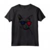 Chausie Cat 4 luglio America USA Bandiera Maglietta - Regalo per Proprietari di Gatti - Ideale per Natale o Compleanni