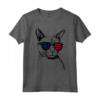 Chausie Cat 4 luglio America USA Bandiera Maglietta - Regalo per Proprietari di Gatti - Ideale per Natale o Compleanni