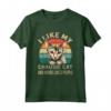 I Like My Chausie Cat - Retro Vintage Cats & Kitten Lovers Maglietta - Regalo Divertente per Amanti dei Gatti
