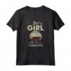 Just A Girl Who Loves Chausies - Retro Chausie Amante Regalo Maglietta - Ideale per Uomini, Donne, Bambini e Chiunque Ama i Gatti