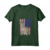 Donna Chausie Patriotic Cat USA Pride Bandiera Americana Maglietta con Collo a V - Ideale per Compleanno, Natale e Feste Patriottiche