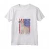 Donna Chausie Patriotic Cat USA Pride Bandiera Americana Maglietta con Collo a V - Ideale per Compleanno, Natale e Feste Patriottiche