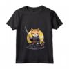 Donna Gatto giapponese Ninja Kawaii Chausie Cat Samurai Maglietta con Collo a V - Stile Unico e alla Moda - Acquista online