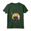 Donna Gatto giapponese Ninja Kawaii Chausie Cat Samurai Maglietta con Collo a V - Stile Unico e alla Moda - Acquista online