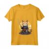 Donna Gatto giapponese Ninja Kawaii Chausie Cat Samurai Maglietta con Collo a V - Stile Unico e alla Moda - Acquista online