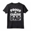 Chausie Cad Papà Divertente - Maglietta Leggera per un Regalo Originale - Ideale per la Festa del Papà