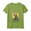 Donna Samurai Gatto Giapponese Kawaii Ninja Chausie Cat - Maglietta con Collo a V - Stile Unico e Originale