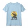 Donna Samurai Gatto Giapponese Kawaii Ninja Chausie Cat - Maglietta con Collo a V - Stile Unico e Originale