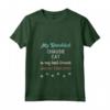 Chausie Cat Owner Lover Terapeuta E Amico - Maglietta con Collo a V per Amanti dei Gatti - Ideale come Regalo