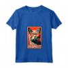 Chausie - Gatto in stile vintage retrò Maglietta con Collo a V - Regalo per Amanti dei Gatti Chausie - Ideale per Natale o Compleanni