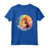 Chausie - Simpatico Gatto Arcobaleno Kawaii Colorato Design Maglietta - Ideale Regalo per Amanti dei Gatti Chausie