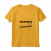 Donna Cheerleader Media - Okayest Cheerleader Maglietta con Collo a V - Ideale come Regalo per Appassionate di Cheerleading
