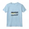 Donna Cheerleader Media - Okayest Cheerleader Maglietta con Collo a V - Ideale come Regalo per Appassionate di Cheerleading
