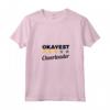 Donna Cheerleader Media - Okayest Cheerleader Maglietta con Collo a V - Ideale come Regalo per Appassionate di Cheerleading