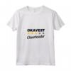 Donna Cheerleader Media - Okayest Cheerleader Maglietta con Collo a V - Ideale come Regalo per Appassionate di Cheerleading