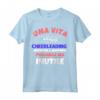HapTiger Divertente Sport Maglietta - Una Vita Senza Cheerleading è Possibile Ma Inutile - Regalo per Appassionati di Cheerleading