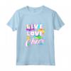 HapTiger Cheerleader Girls Maglietta - Colorful Graphic Tee for Women and Girls - Perfect Cheer Outfit