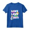 HapTiger Cheerleader Girls Maglietta - Colorful Graphic Tee for Women and Girls - Perfect Cheer Outfit