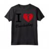 I Love Cheerleading Maglietta - Costume da Cheerleader Acrobatica per Competizioni - Design a Cuore per Donne e Ragazze