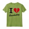 I Love Cheerleading Maglietta - Costume da Cheerleader Acrobatica per Competizioni - Design a Cuore per Donne e Ragazze