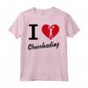 I Love Cheerleading Maglietta - Costume da Cheerleader Acrobatica per Competizioni - Design a Cuore per Donne e Ragazze