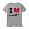 I Love Cheerleading Maglietta - Costume da Cheerleader Acrobatica per Competizioni - Design a Cuore per Donne e Ragazze