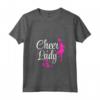 Donna Cheerleader Cheerleading Cheer signora Maglietta con Collo a V - Ideale per Squadre di Cheerleading - Citazione divertente Cheer lady