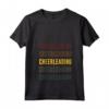 Donna Cheerleading Amante - Retro Maglietta con Collo a V per Veri Appassionati - Ideale per Compleanni e Vacanze