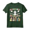 La mia Cheerleader preferita è mia sorella - Groovy Cheerleading Maglietta per i Fan delle Cheerleader - Regalo Perfetto per Sorelle Cheerleader