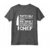 Chef Coltello Da Cucina Regalo Cuoca Cuisine Cocinare Maglietta - Solo i Migliori Sono Chef - Ideale come Regalo per Cuochi Appassionati