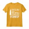 Chef Coltello Da Cucina Regalo Cuoca Cuisine Cocinare Maglietta - Solo i Migliori Sono Chef - Ideale come Regalo per Cuochi Appassionati