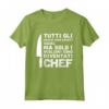 Chef Coltello Da Cucina Regalo Cuoca Cuisine Cocinare Maglietta - Solo i Migliori Sono Chef - Ideale come Regalo per Cuochi Appassionati