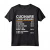 Divertente Detti Dello Chef De Cuisine Cuoca Cucinare Maglietta - Cuoco con Passione in Cucina - Regalo per Chef e Amanti della Cucina