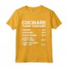 Divertente Detti Dello Chef De Cuisine Cuoca Cucinare Maglietta - Cuoco con Passione in Cucina - Regalo per Chef e Amanti della Cucina