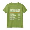 Divertente Detti Dello Chef De Cuisine Cuoca Cucinare Maglietta - Cuoco con Passione in Cucina - Regalo per Chef e Amanti della Cucina