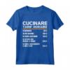 Divertente Detti Dello Chef De Cuisine Cuoca Cucinare Maglietta - Cuoco con Passione in Cucina - Regalo per Chef e Amanti della Cucina