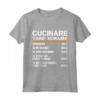 Divertente Detti Dello Chef De Cuisine Cuoca Cucinare Maglietta - Cuoco con Passione in Cucina - Regalo per Chef e Amanti della Cucina