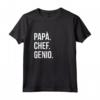 Papà Chef Genio | Regalo Papà Maglietta - Ideale per Compleanno, Festa del Papà e Natale