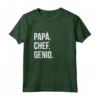 Papà Chef Genio | Regalo Papà Maglietta - Ideale per Compleanno, Festa del Papà e Natale