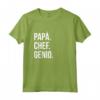 Papà Chef Genio | Regalo Papà Maglietta - Ideale per Compleanno, Festa del Papà e Natale