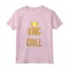 Regalo Divertente Per Uomini - King Of The Grill Barbecue Maglietta - Ideale per la Festa del Papà o Natale