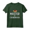 Maestro della Carbonara - Maglietta Divertente per Chef della Cucina Italiana - Ideale come Regalo