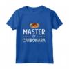 Maestro della Carbonara - Maglietta Divertente per Chef della Cucina Italiana - Ideale come Regalo