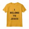 Abbigliamento da Palestra - I Belong To Jesus Christian Dad Maglietta - Regalo Religioso per Papà - Ideale per Natale o Compleanno