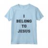 Abbigliamento da Palestra - I Belong To Jesus Christian Dad Maglietta - Regalo Religioso per Papà - Ideale per Natale o Compleanno