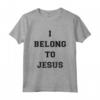 Abbigliamento da Palestra - I Belong To Jesus Christian Dad Maglietta - Regalo Religioso per Papà - Ideale per Natale o Compleanno