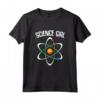 Scienza Ragazza Fisica Chimica Maglietta - Design Nerd Geek - Regalo Divertente per Appassionati di Scienze